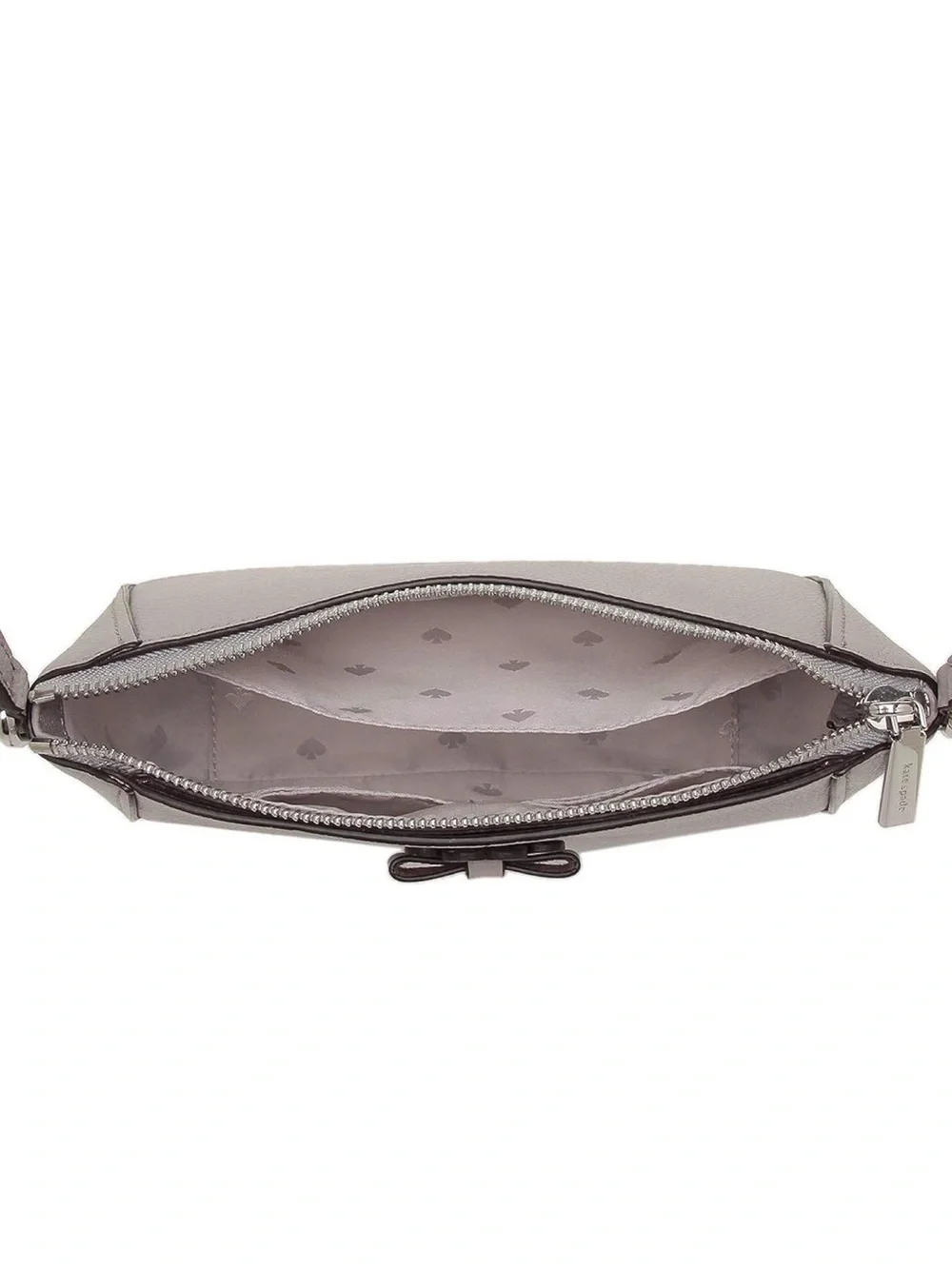 kate spade Pebbled Leather Crossbody Bag in Soft Taupe